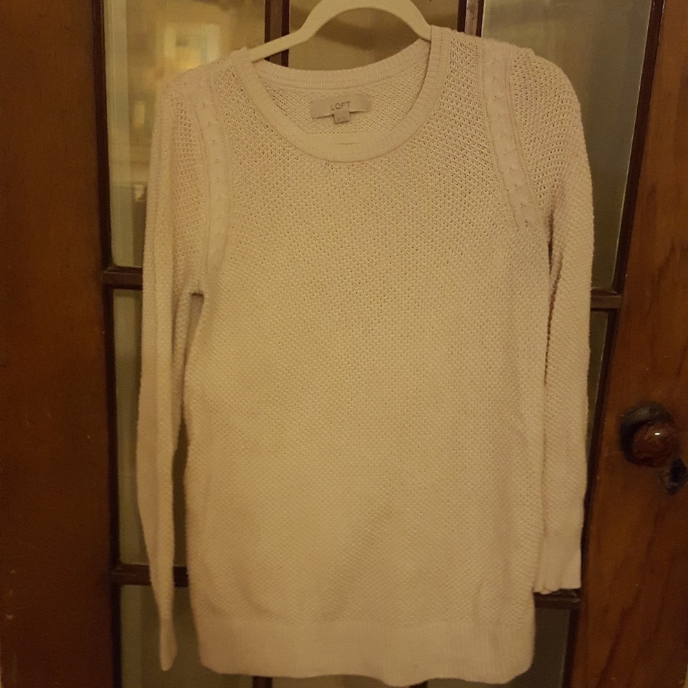 Loft Maternity cable knit sweater.